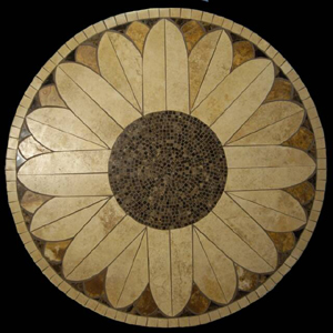 natural mosaic tables