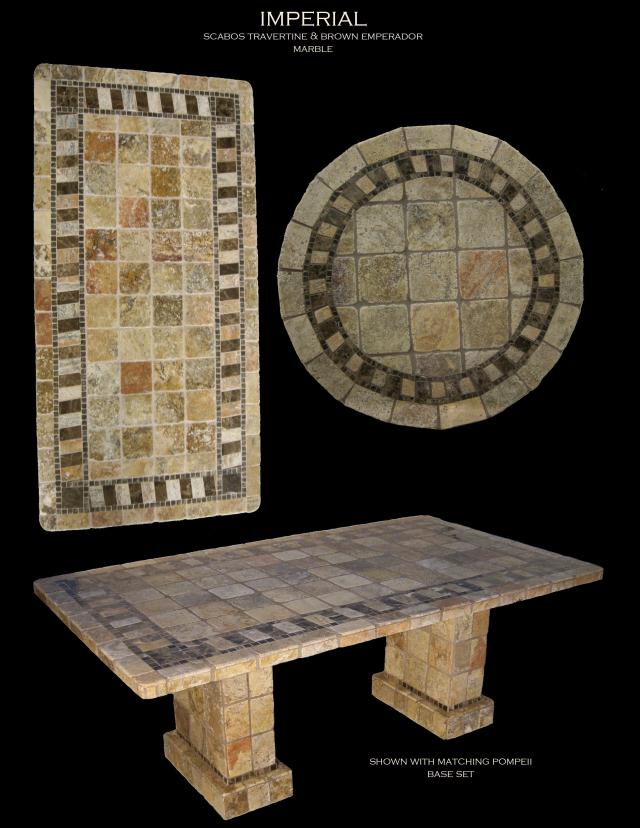 stone dining tables