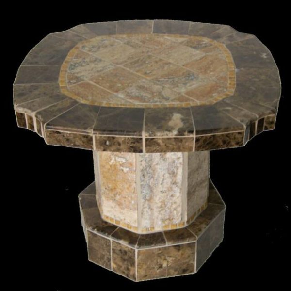 Mosaic Stone Table Bases